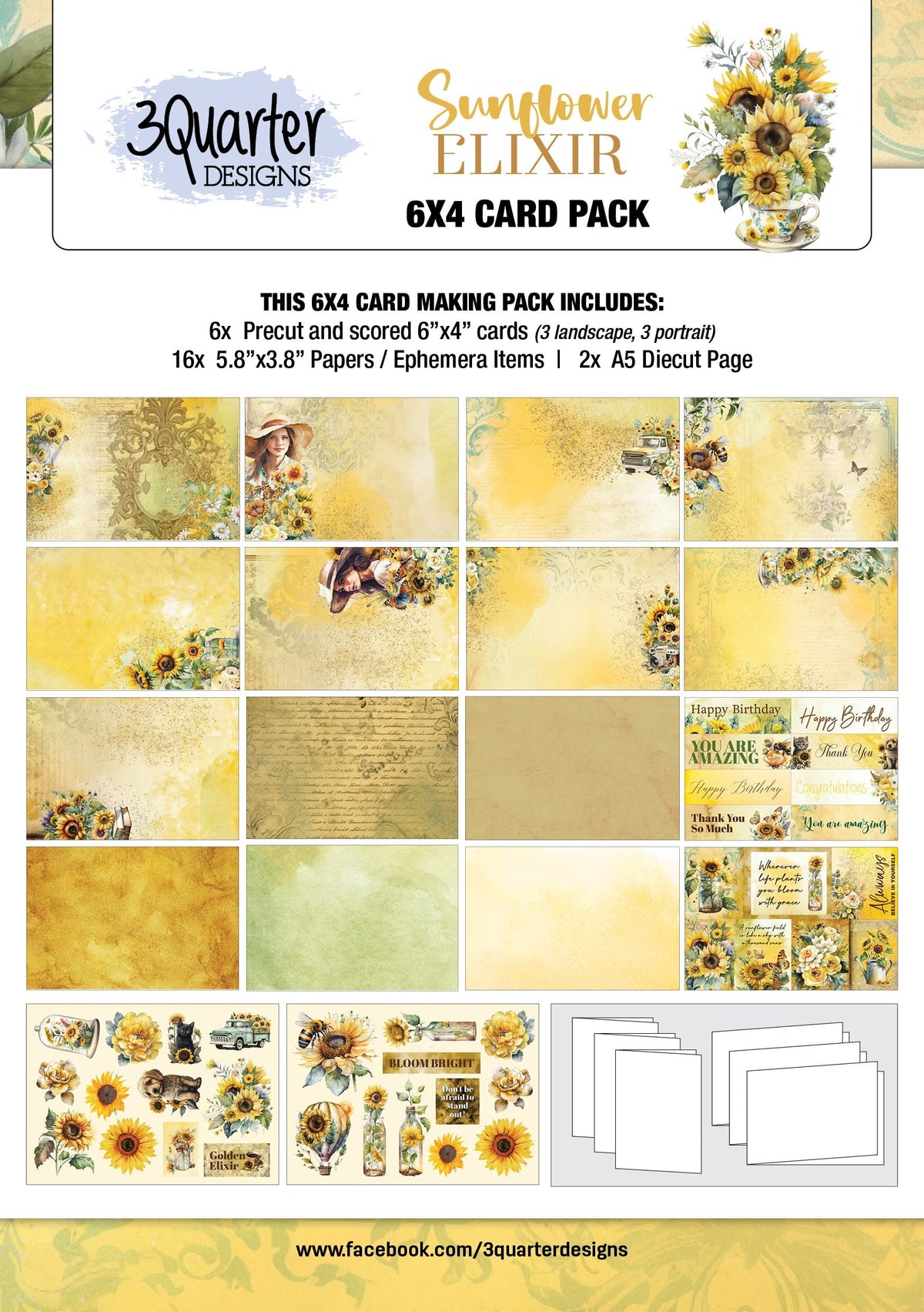 Pack de cartes Élixir de Tournesol 6x4-1