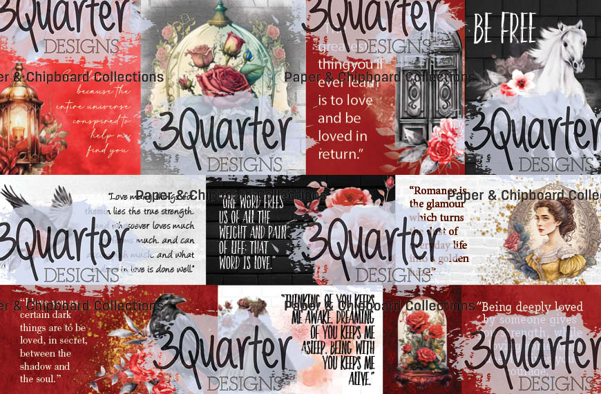 Spellbound Rose 6x4 Card Pack-17