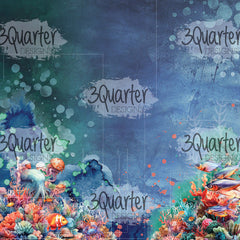 3Quarter Designs Royaume de Poséidon Pack de papiers 6x6-6