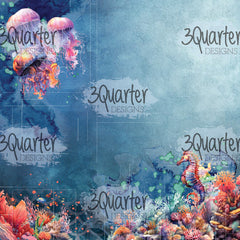 3Quarter Designs Royaume de Poséidon Pack de papiers 6x6-7