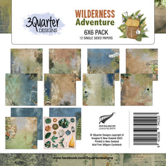 3Quarter Designs - 6" X 6" Paper Pack - Wilderness Adventures-1