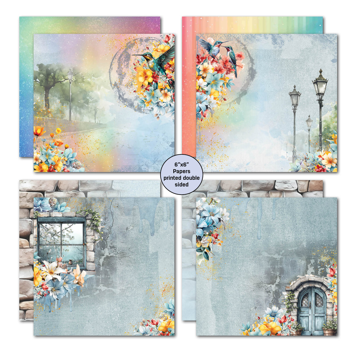3Quarter Designs Tomorrow's Rainbow 6x6 Paper Pack-3