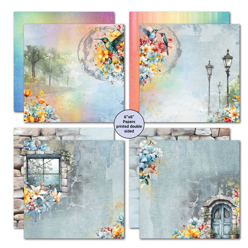 3Quarter Designs Tomorrow's Rainbow 6x6 Paper Pack-3
