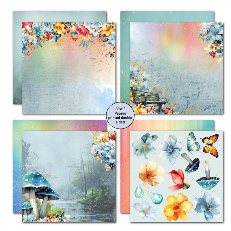 3Quarter Designs Tomorrow's Rainbow 6x6 Paper Pack-4