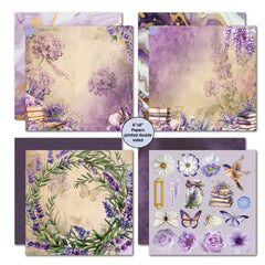 3Quarter Designs Lilac Euphoria 6x6 Paper Pack-4