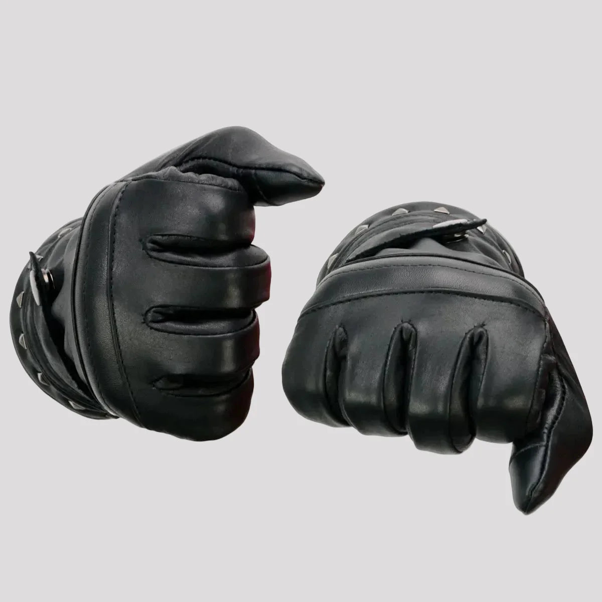 Open Road Women's Touch Tip Leather Motorcycle Gloves-7