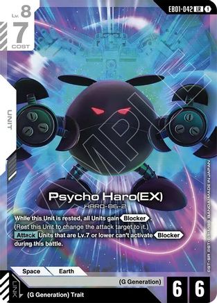 Psycho Haro (EX) (EB01-042) - Eternal Nexus Holofoil-1