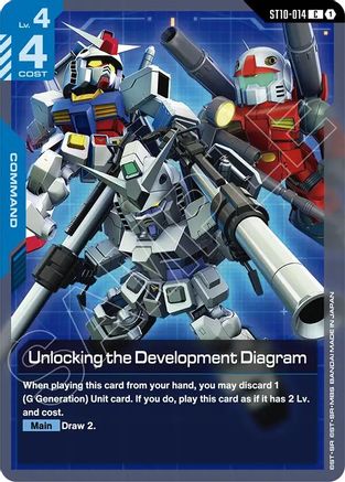 Unlocking the Development Diagram (ST10-014) - Starter Deck 10 Generation Pulse-1