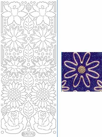 Deco Stickers - Flowers-1