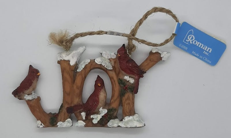 Cardinal JOY Ornament-1