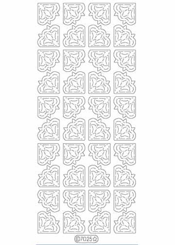 Deco Stickers -  Flower Corners-1