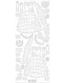 Deco Stickers - Ruffled Dresses-1