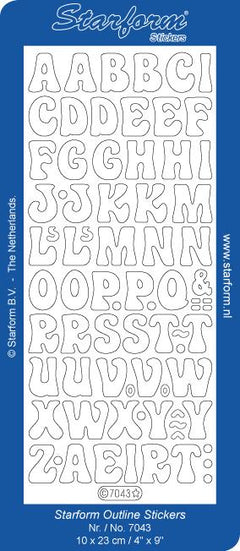 Deco Stickers - Alphabet-1