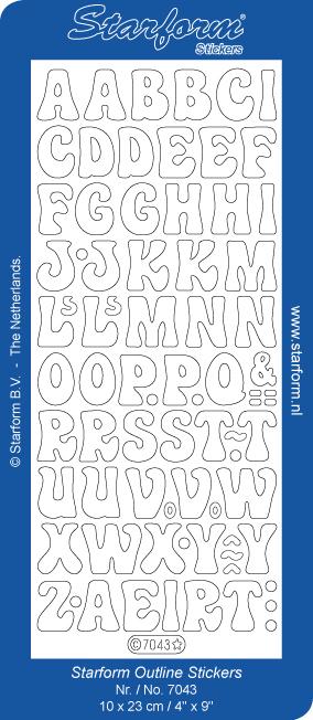Deco Stickers - Alphabet-1