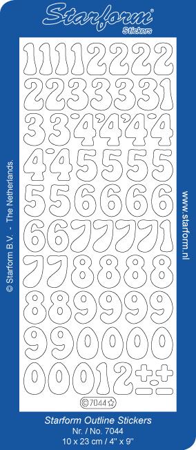 Deco Stickers - Numbers-1