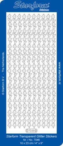 Deco Stickers - Flower & Leaf Border-1