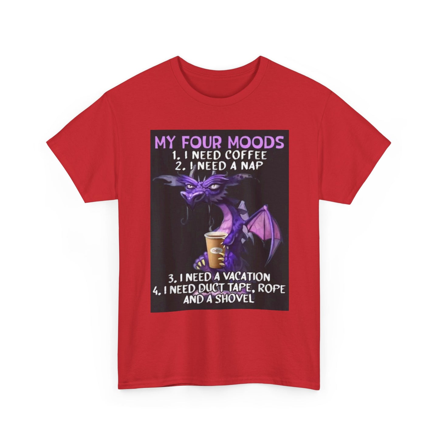 "My 4 Moods" Unisex Heavy Cotton Tee