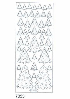Deco Stickers - Christmas Trees-1