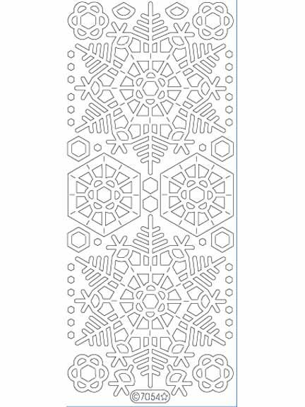 Deco Stickers - Large Snowflakes-1