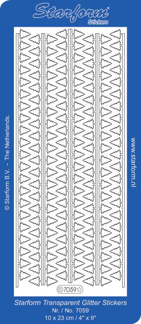 Deco Stickers - Border Christmas Tree-1