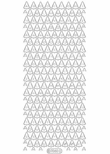 Deco Stickers -  Christmas Tree Alphabet-1