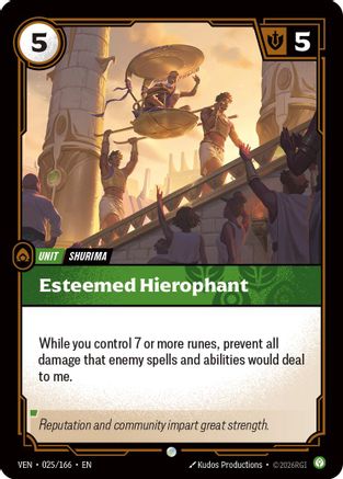 Esteemed Hierophant (025/166) - Vendetta-1