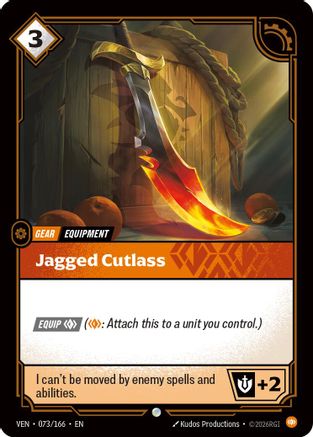 Jagged Cutlass (073/166) - Vendetta-1