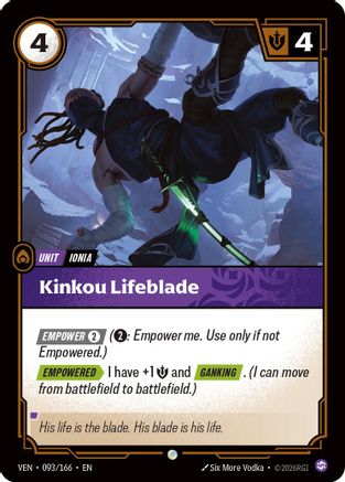 Kinkou Lifeblade (093/166) - Vendetta-1