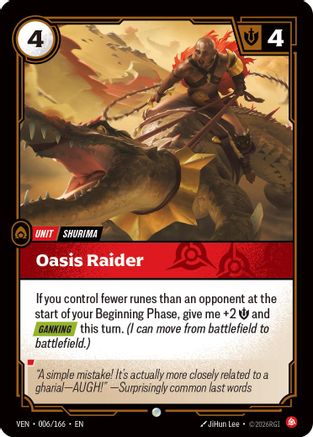 Oasis Raider (006/166) - Vendetta-1