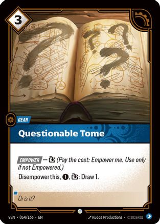 Questionable Tome (054/166) - Vendetta-1