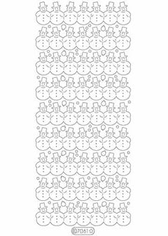 Deco Stickers -  Snowman Borders-1