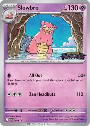 Slowbro - 083 (Pitch Black Stamped) 83 - ME Mega Evolution Promo Holofoil-1