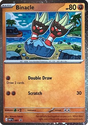 Binacle - 087 (Cosmos Holo) 87 - ME Mega Evolution Promo Holofoil-1