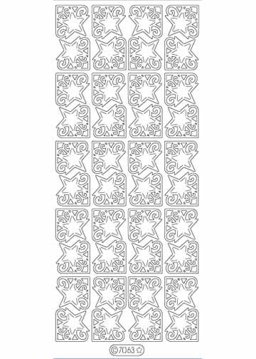 Deco Stickers -  Star Corners-1