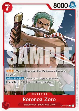 Roronoa Zoro (OP14-015) - Starter Deck 31: RED Monkey.D.Luffy-1