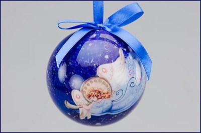 Angel Decoupage Ornament-1