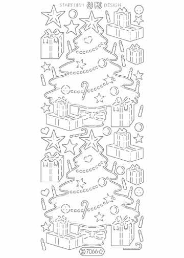 Deco Stickers -  Christmas Tree-1
