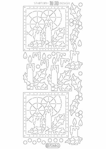 Deco Stickers - 3D Candles-1