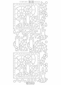 Deco Stickers - 3D Candles-1