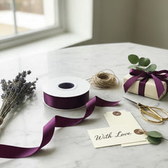 30 Meter Double Face Purple #793 Ribbon Roll-3
