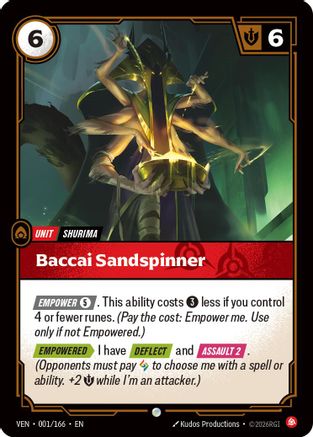 Baccai Sandspinner (001/166) - Vendetta-1