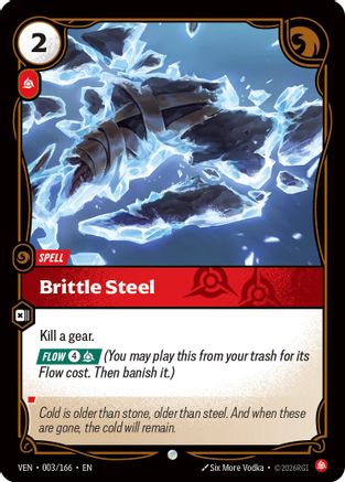 Brittle Steel (003/166) - Vendetta-1