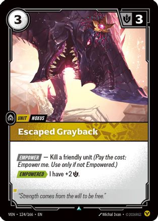 Escaped Grayback (124/166) - Vendetta-1