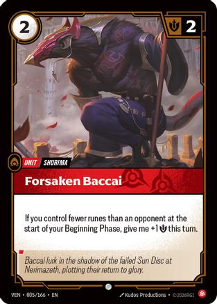 Forsaken Baccai (005/166) - Vendetta-1
