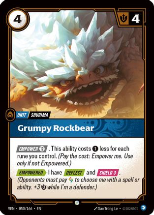 Grumpy Rockbear (050/166) - Vendetta-1