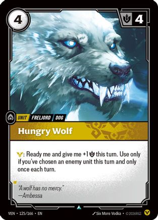 Hungry Wolf (125/166) - Vendetta-1