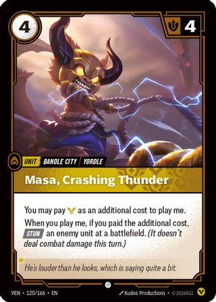 Masa, Crashing Thunder (120/166) - Vendetta-1