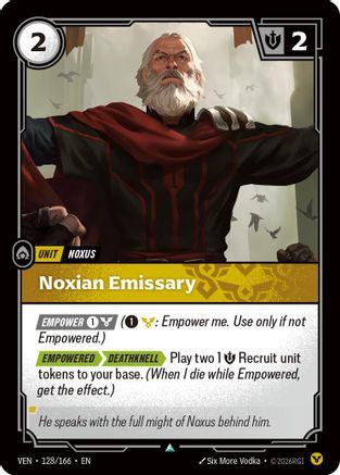 Noxian Emissary (128/166) - Vendetta-1