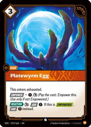 Platewyrm Egg (075/166) - Vendetta-1