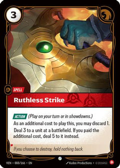 Ruthless Strike (008/166) - Vendetta-1